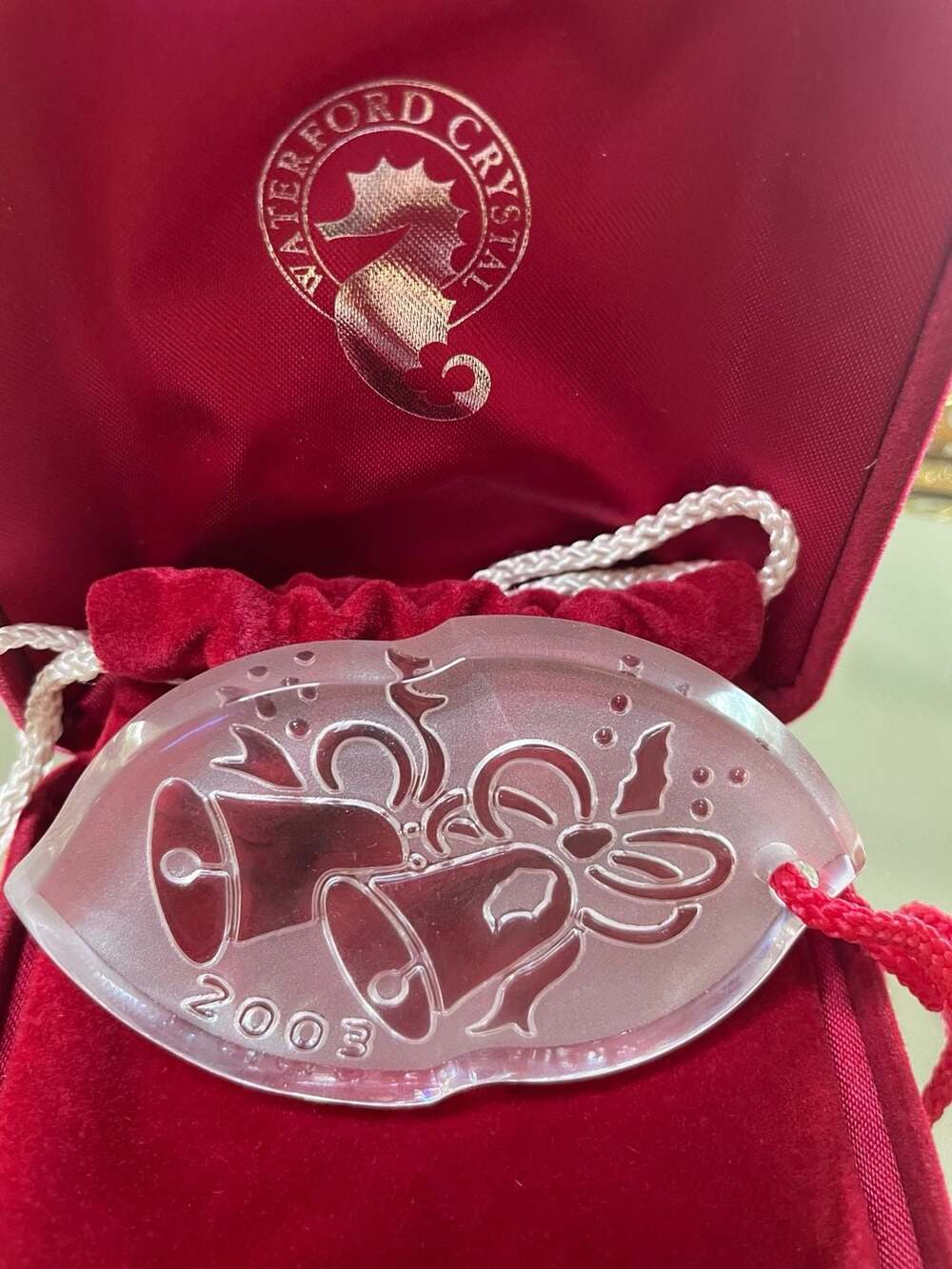 Vintage Waterford Crystal Christmas 2003 Ornament